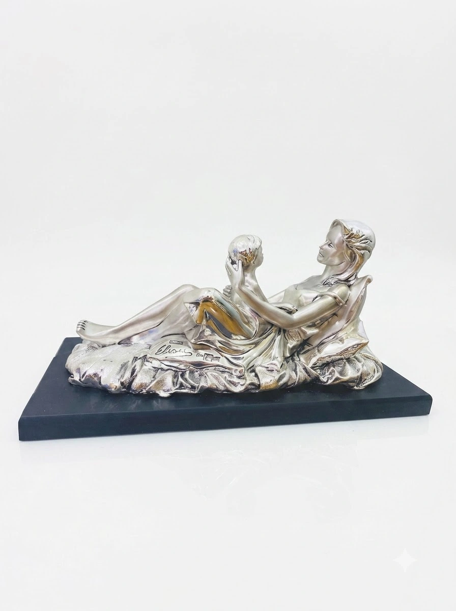 Mother with Baby Lying