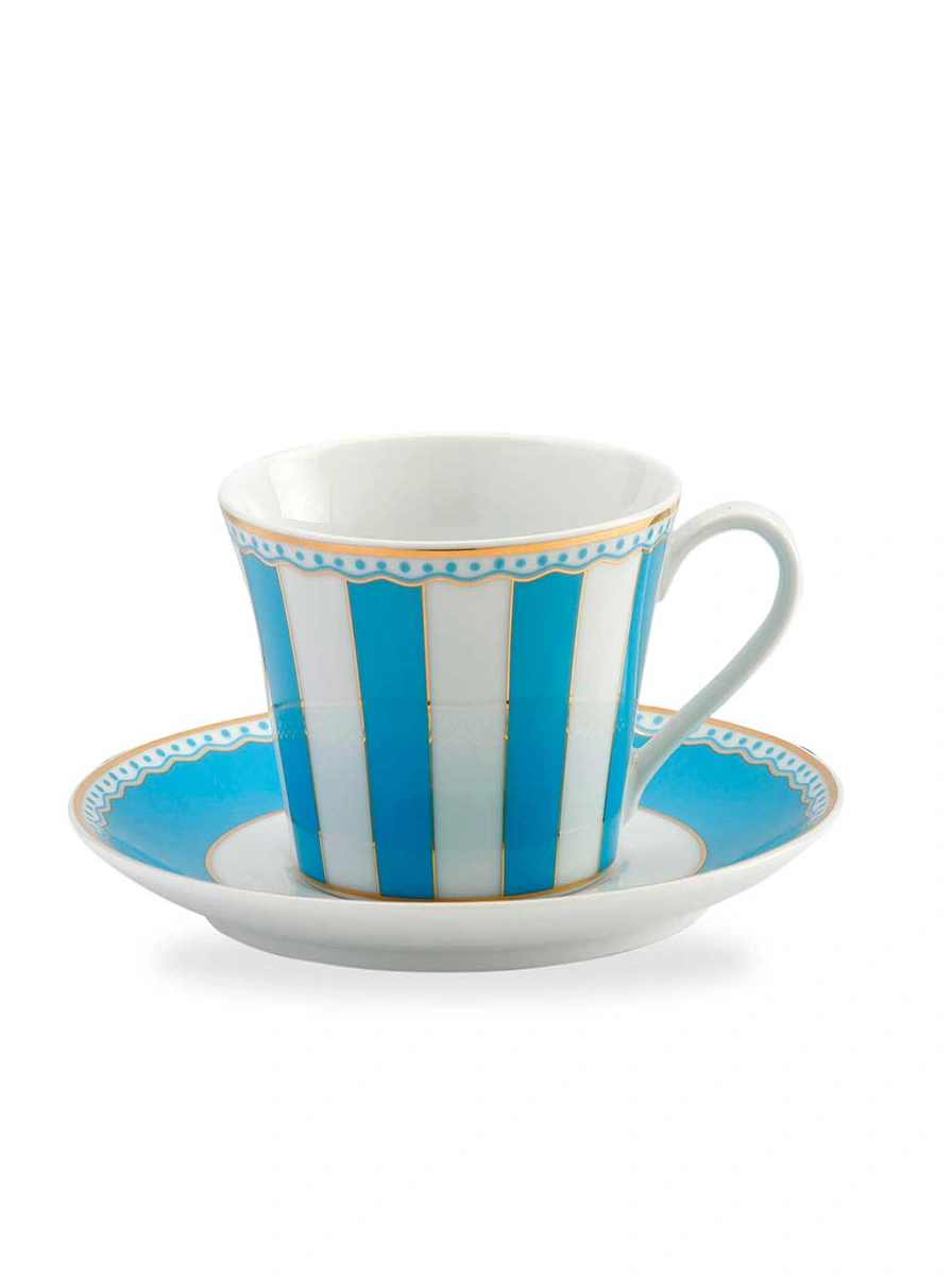 Light Blue Cup Saucer