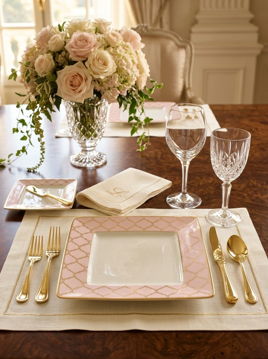 Eternal Coral Square Plate