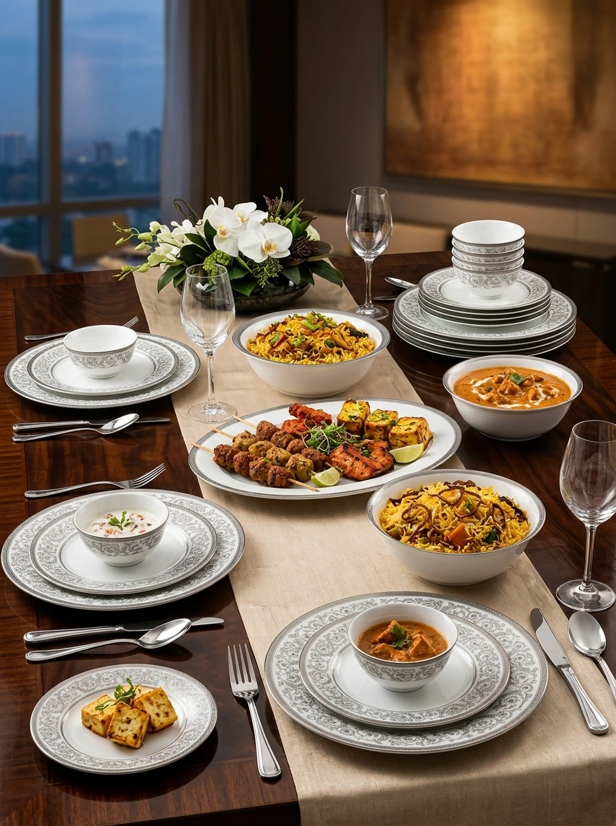 Summit Platinum Dinner Set 21 Pcs