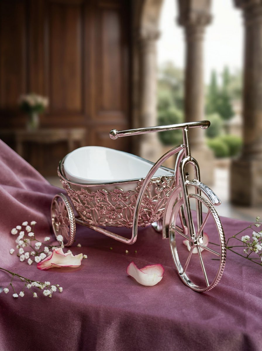 Tricycle with Ceramic Bowl