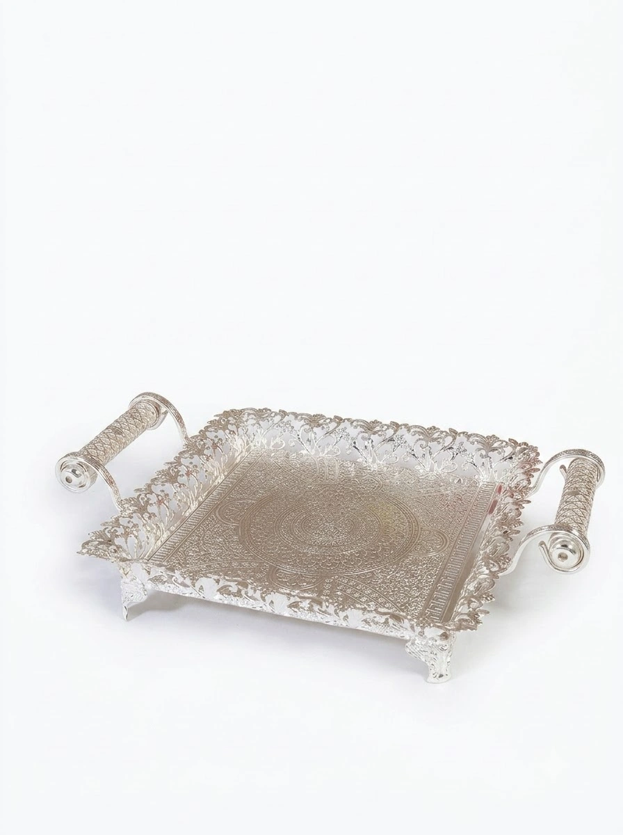 Shahi Collection Rectangle Tray with Handle (M)