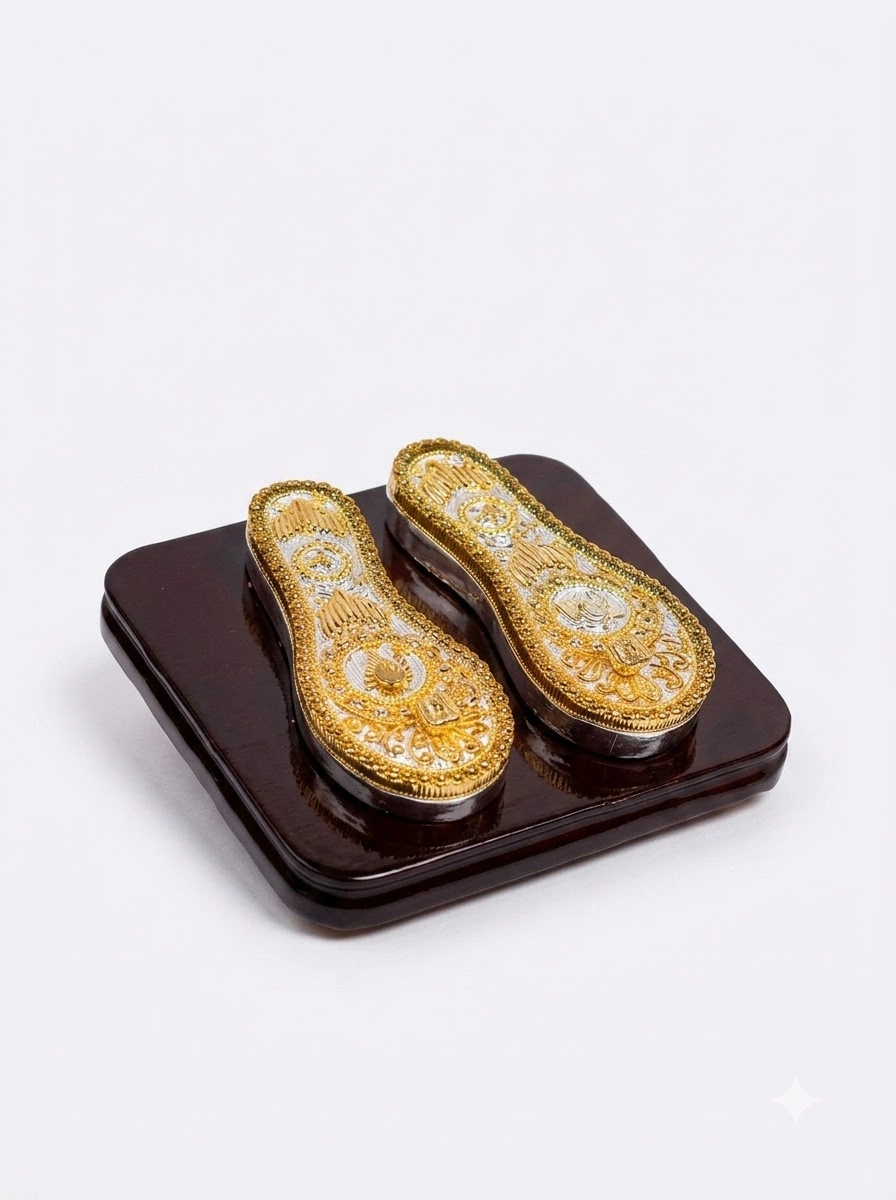 Balaji Charan ow Wooden Base (Dual Tone)