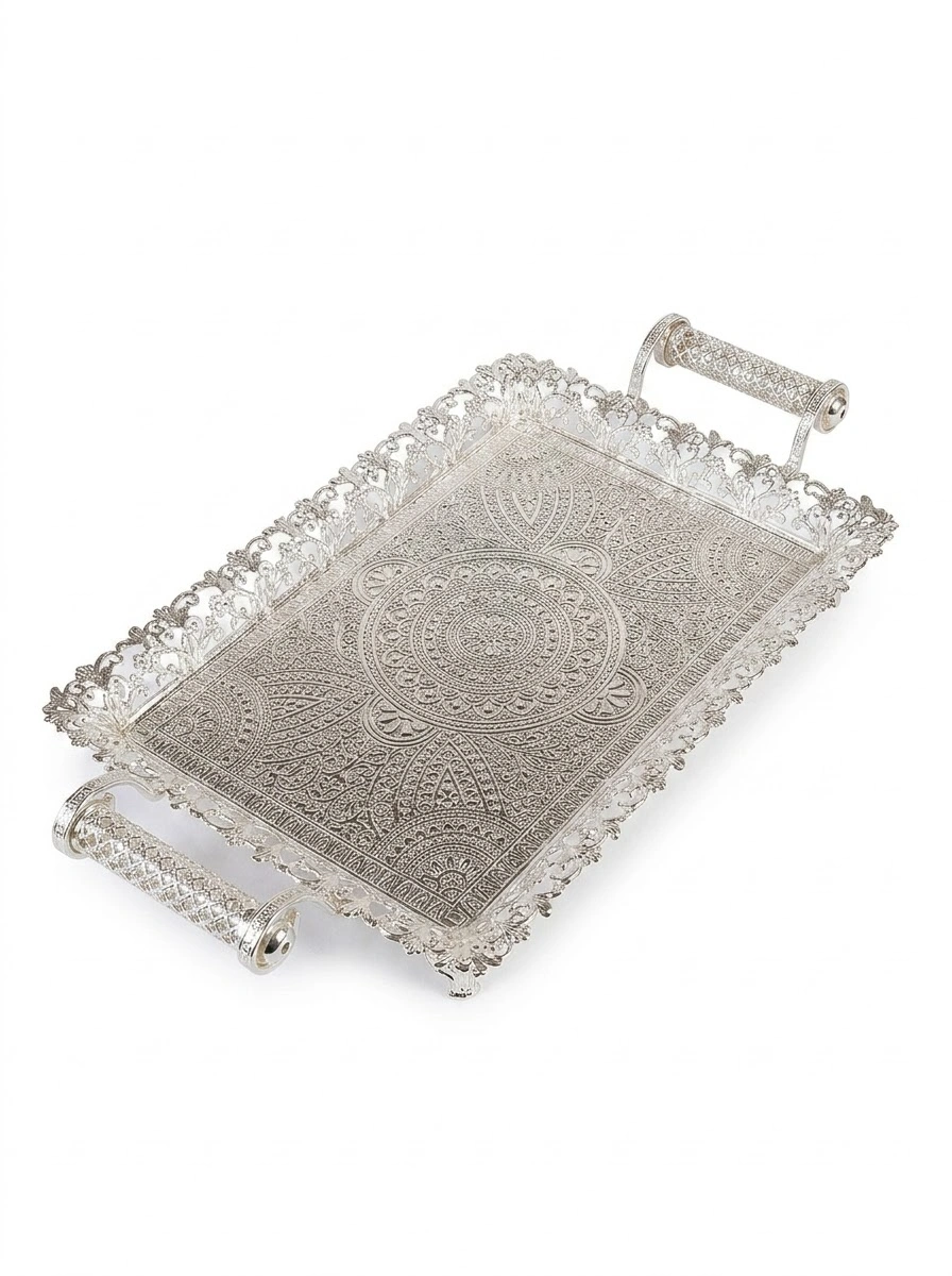 Shahi Collection Rectangle Tray with Handle (L)