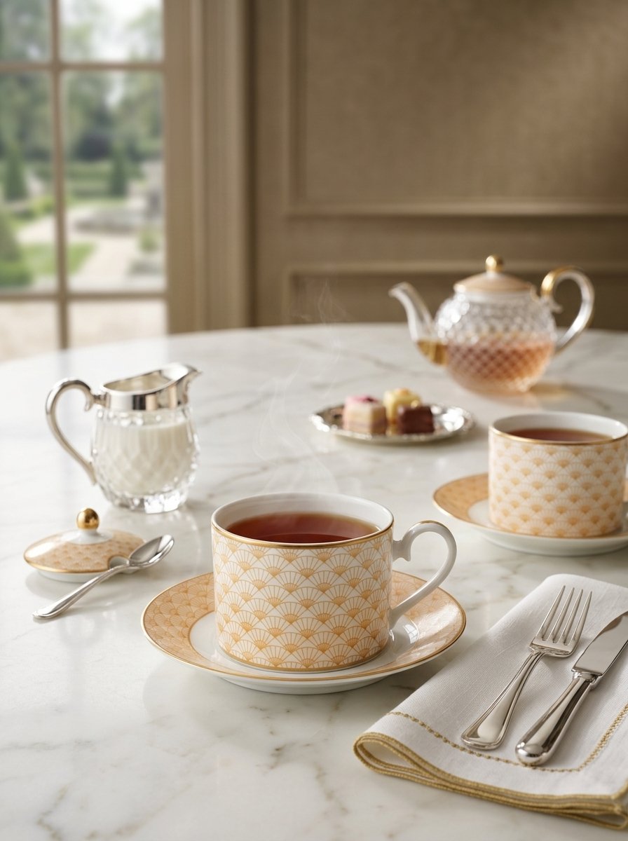 Trocadero Gold Tea Set 12 Pc