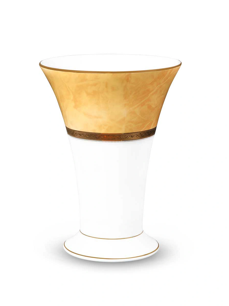 Majestic Yellow Vase 16 cm - With Gift Box