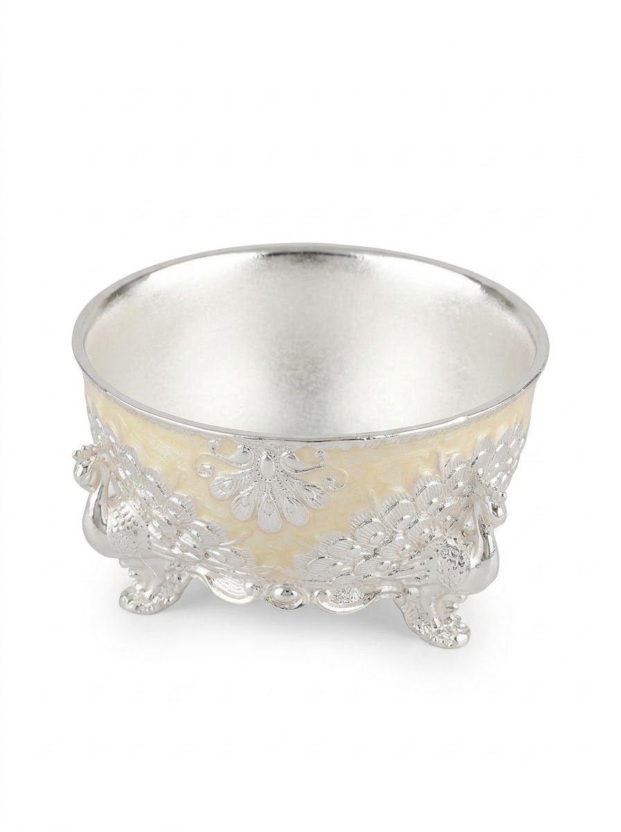 Small Bowl Cream Enamel