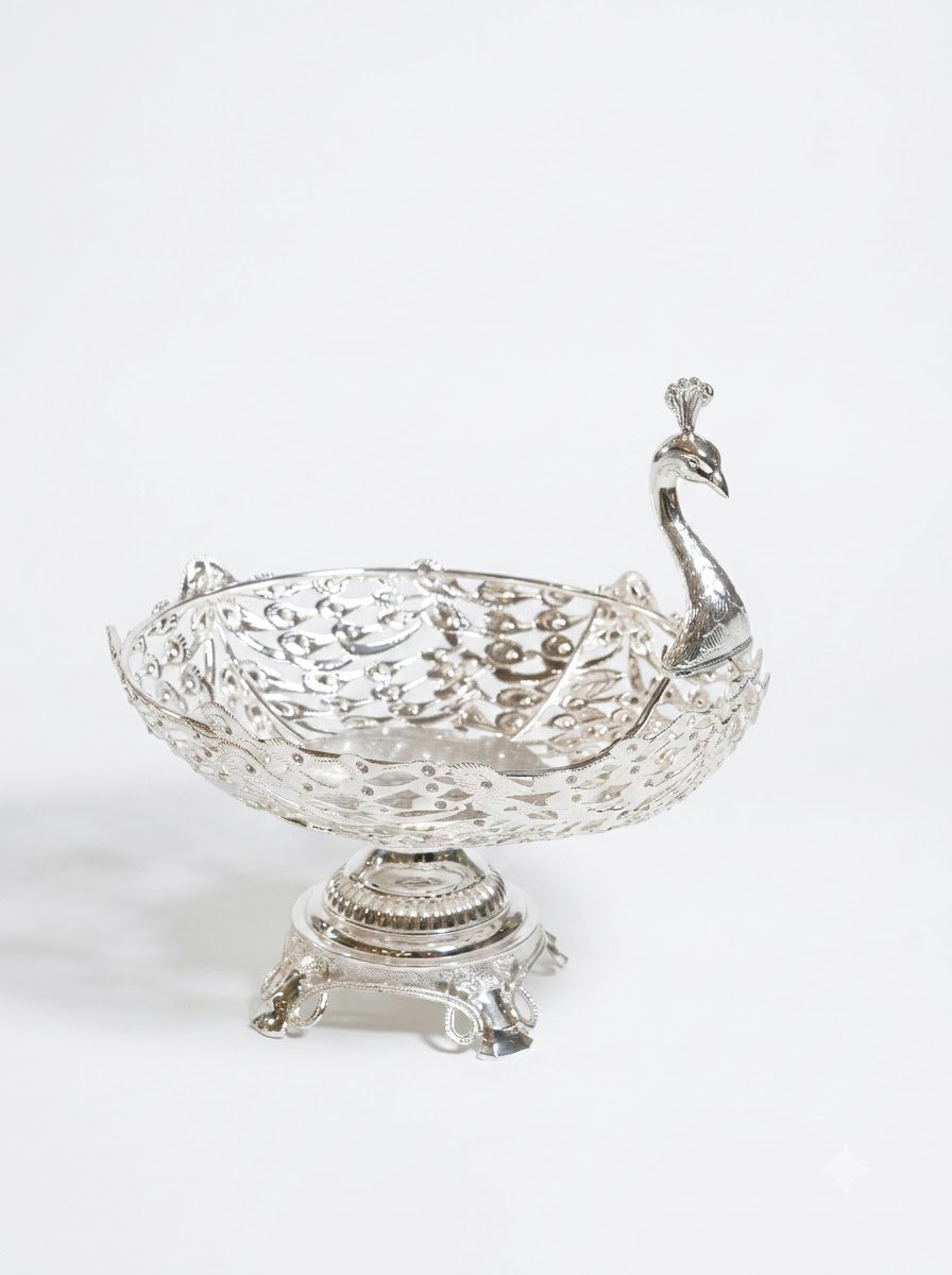 Peacock Footed Candy Bowl (Big)