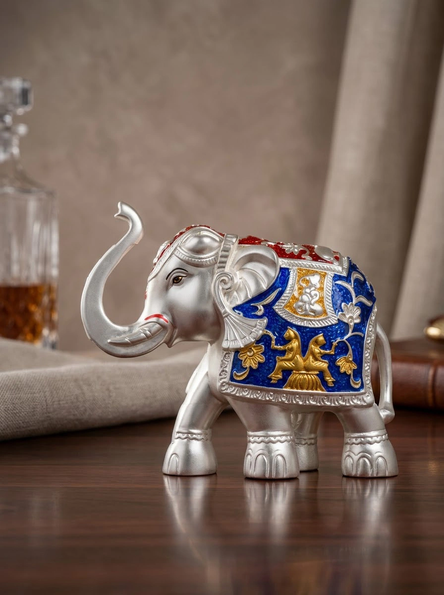 Elephant Multicolour (Blue, Red & Yellow)