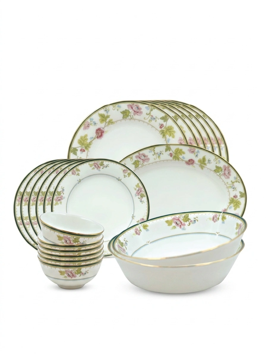 Glorious Bloom Dinner Set 21 Pc