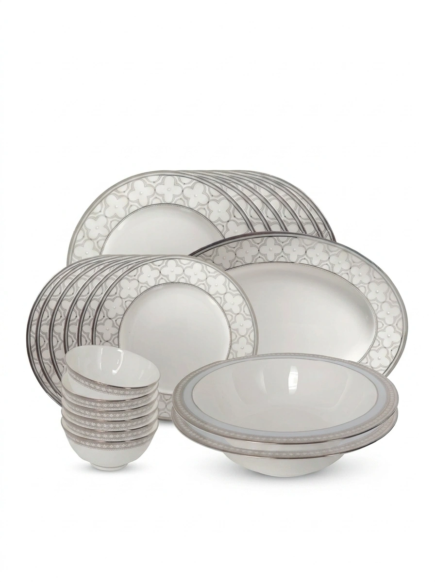 Trefolio Platinum Dinner Set 21 Pcs