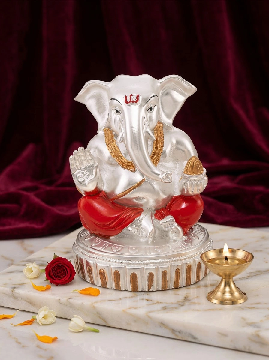 Round Base Ganesha Medium