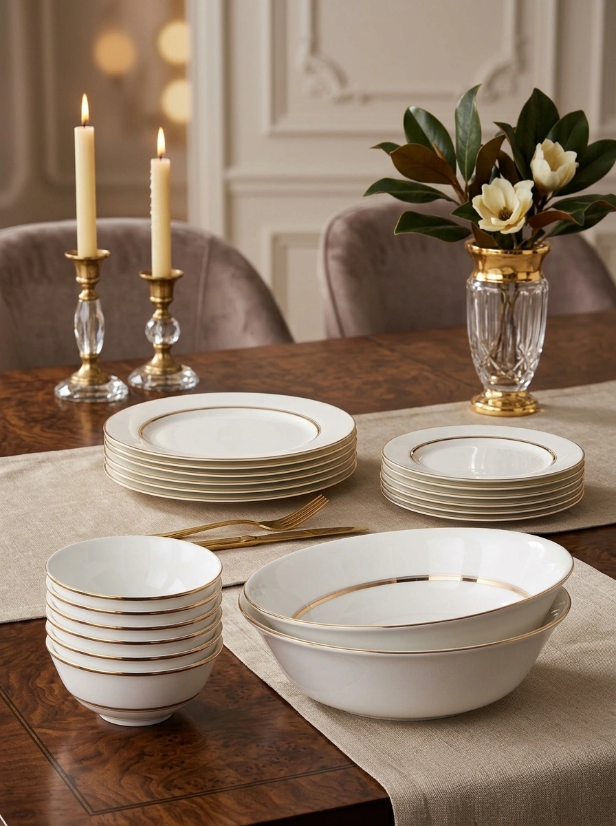 Regent Gold Dinner Set 18 Pc