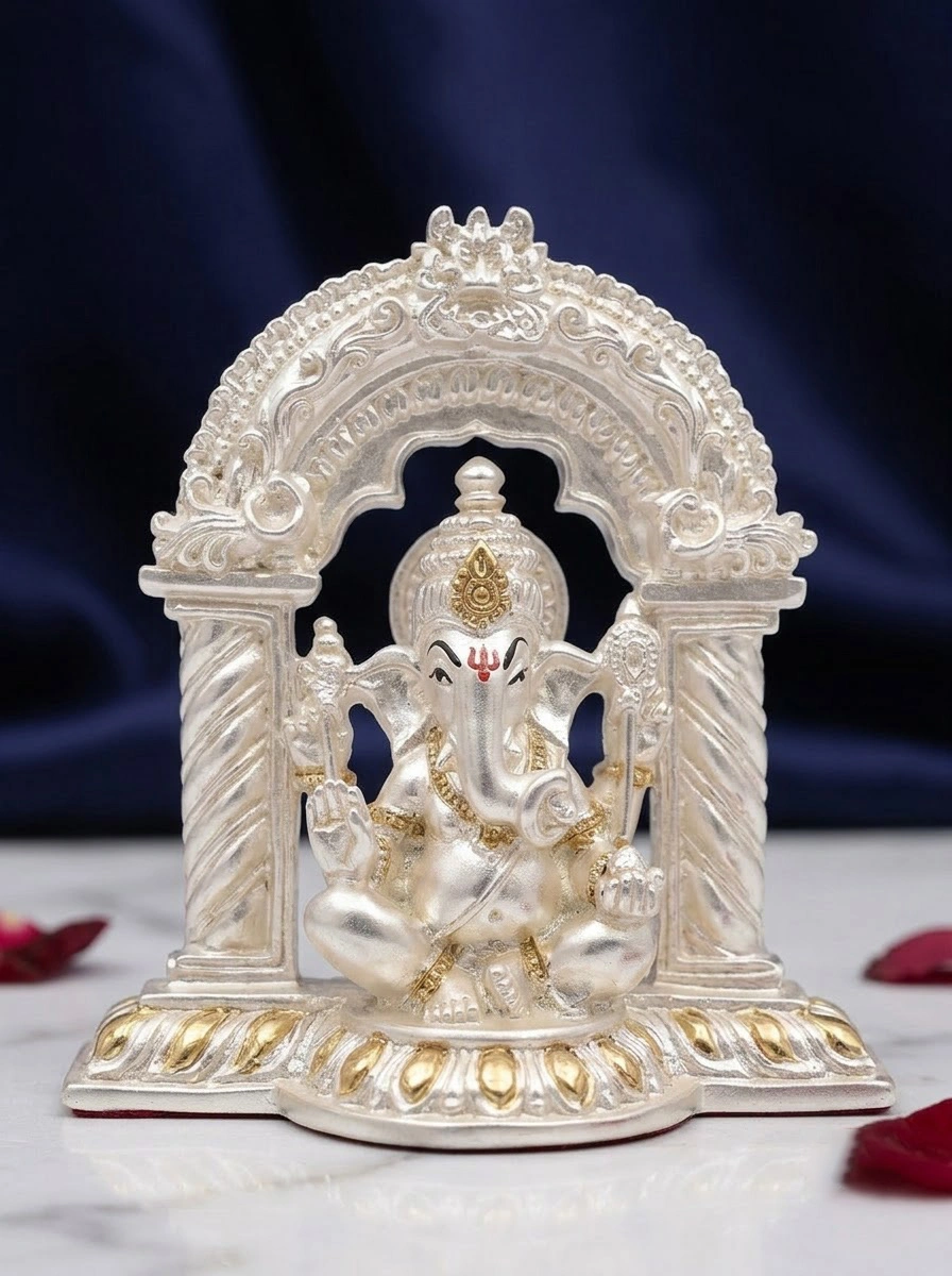 Coloured Ganesh Ji with Arch