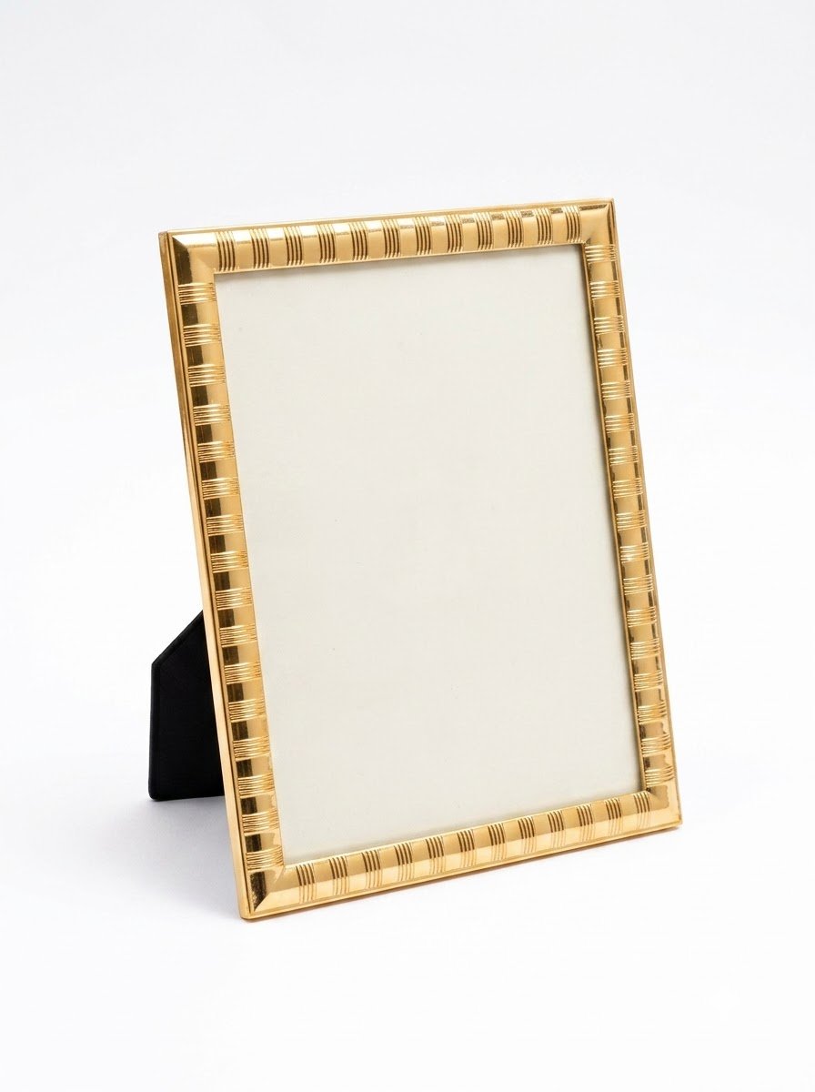 Zebra Line Gold Shiny Photo Frame