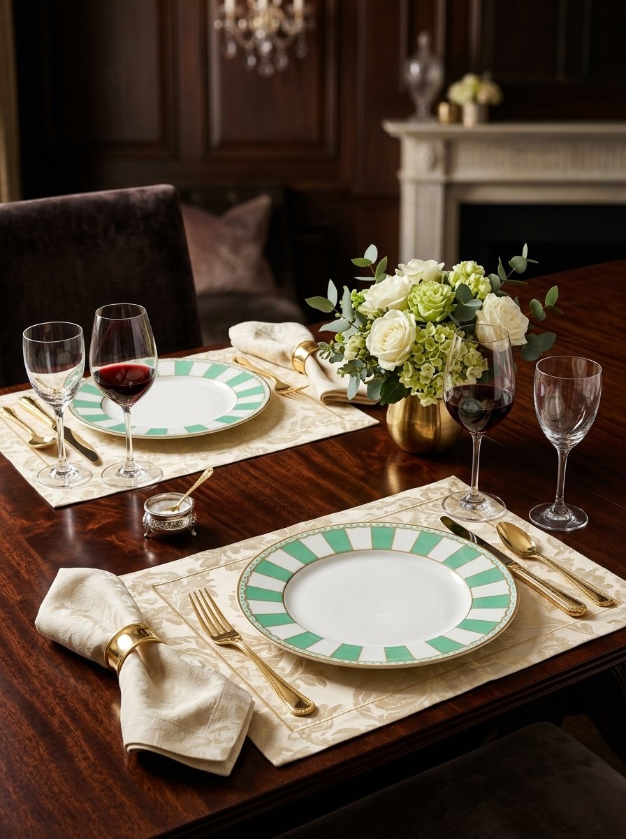 Apple Green Round Plate