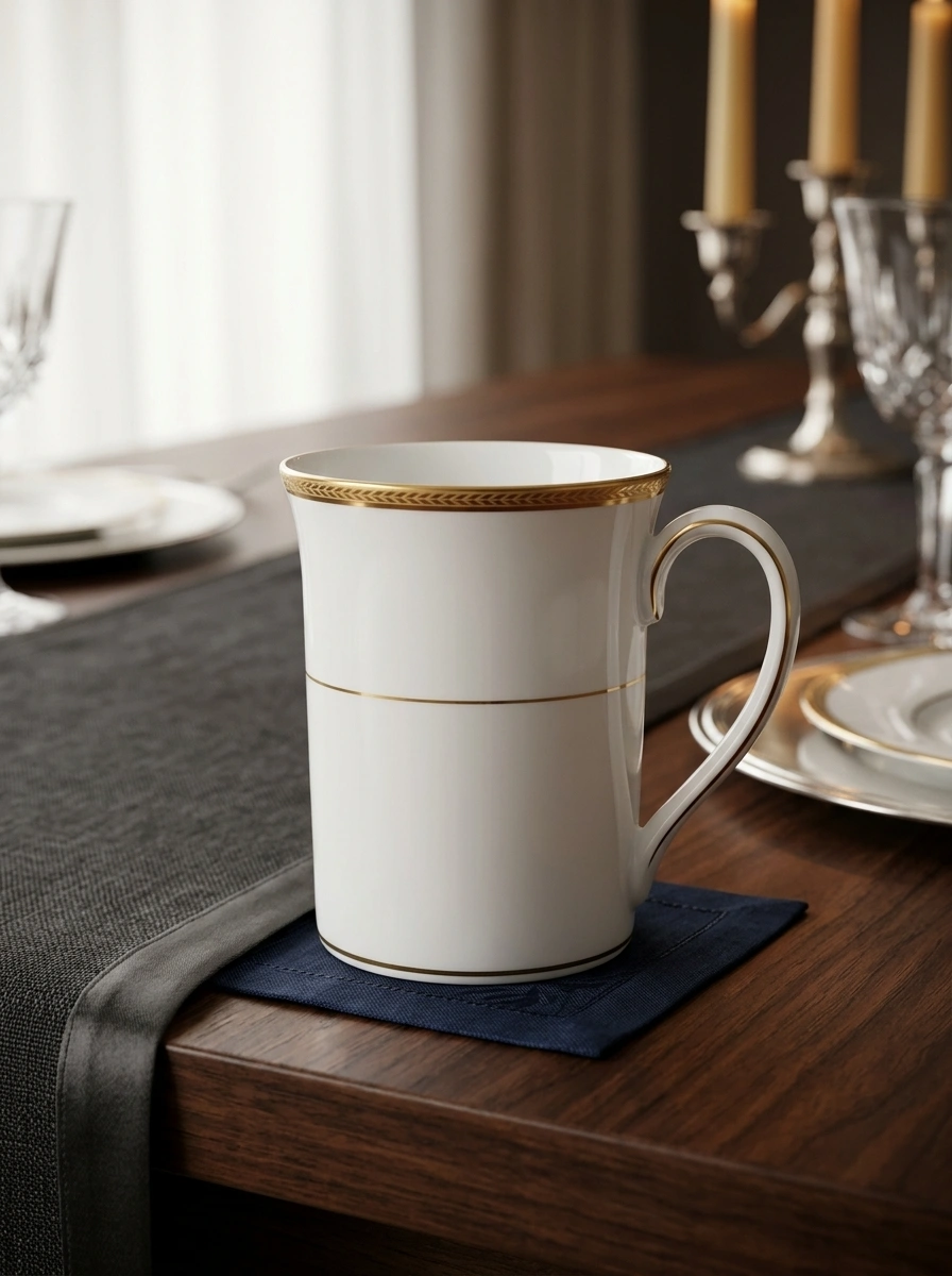 Toorak Gold Mug - White Box