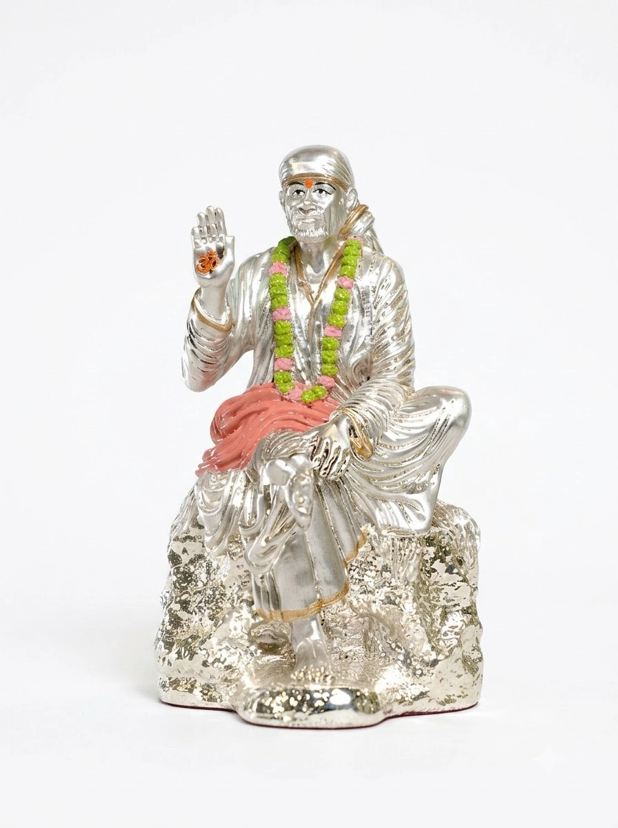 Sai Baba on Rock