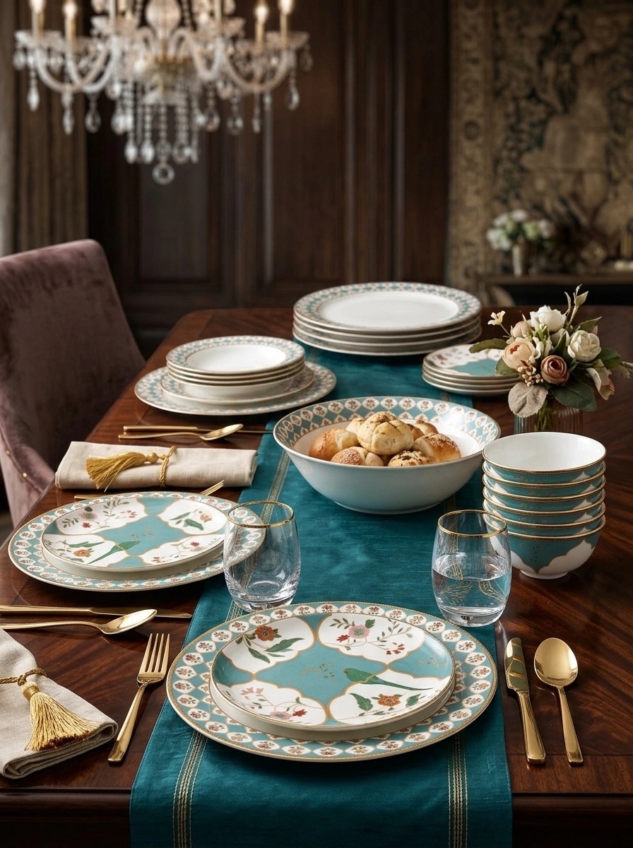 Lodis Morning Dinner Set 45 Pc
