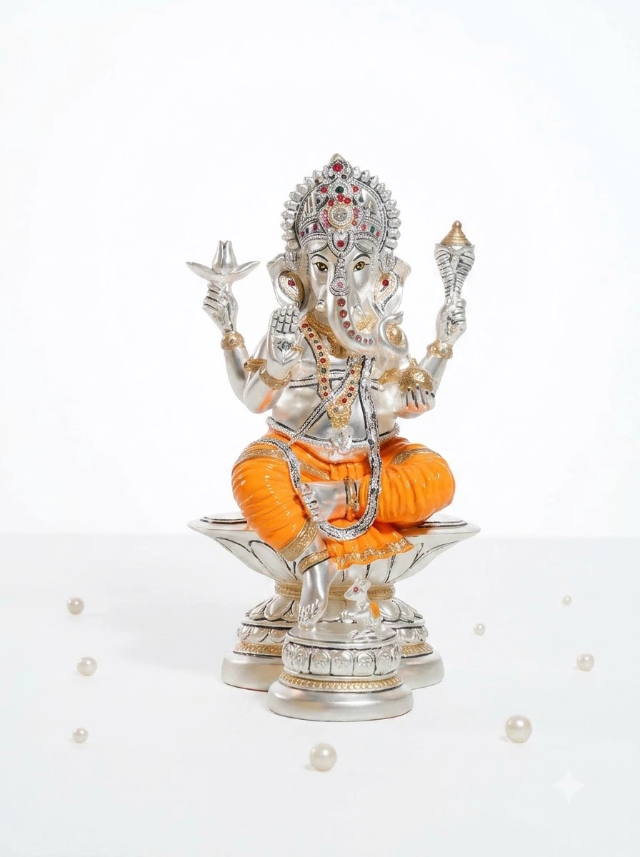Mangal Moorti Ganesha- Silver