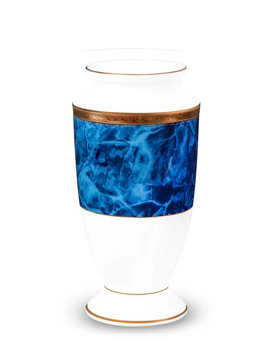 Majestic Blue Vase Lg 23 cm - With Gift Box