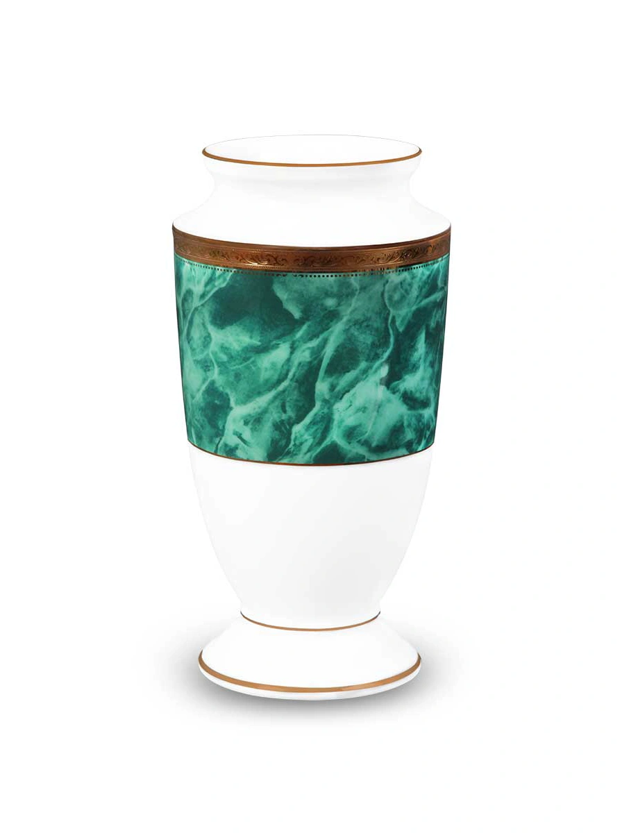 Majestic Green Vase Lg - With Gift Box