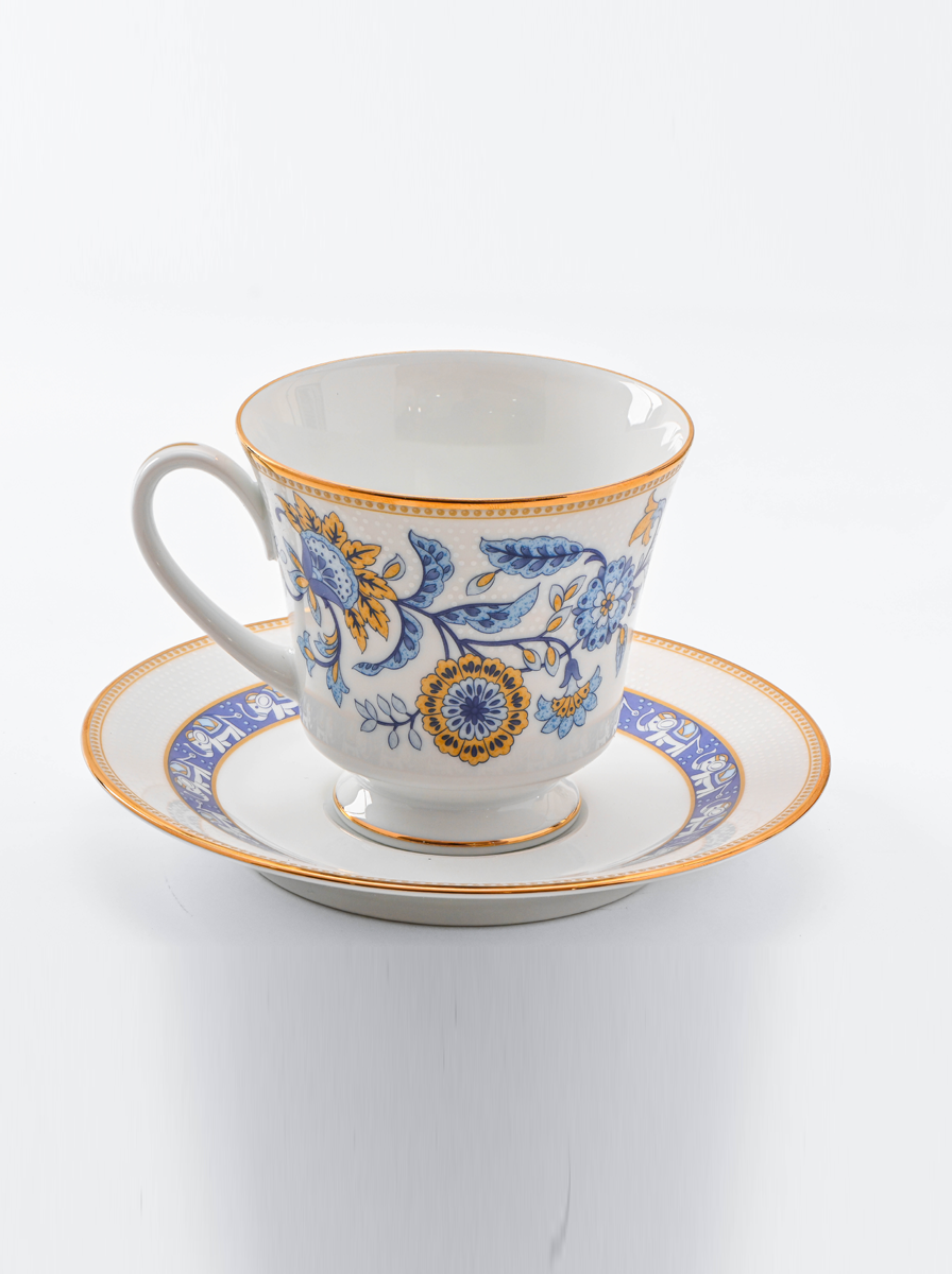 Tusker Blue Tea Set 12 PC