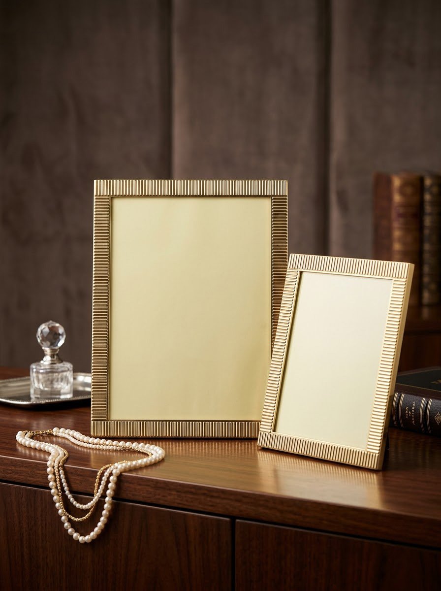 Brick Pattern Photo Frame