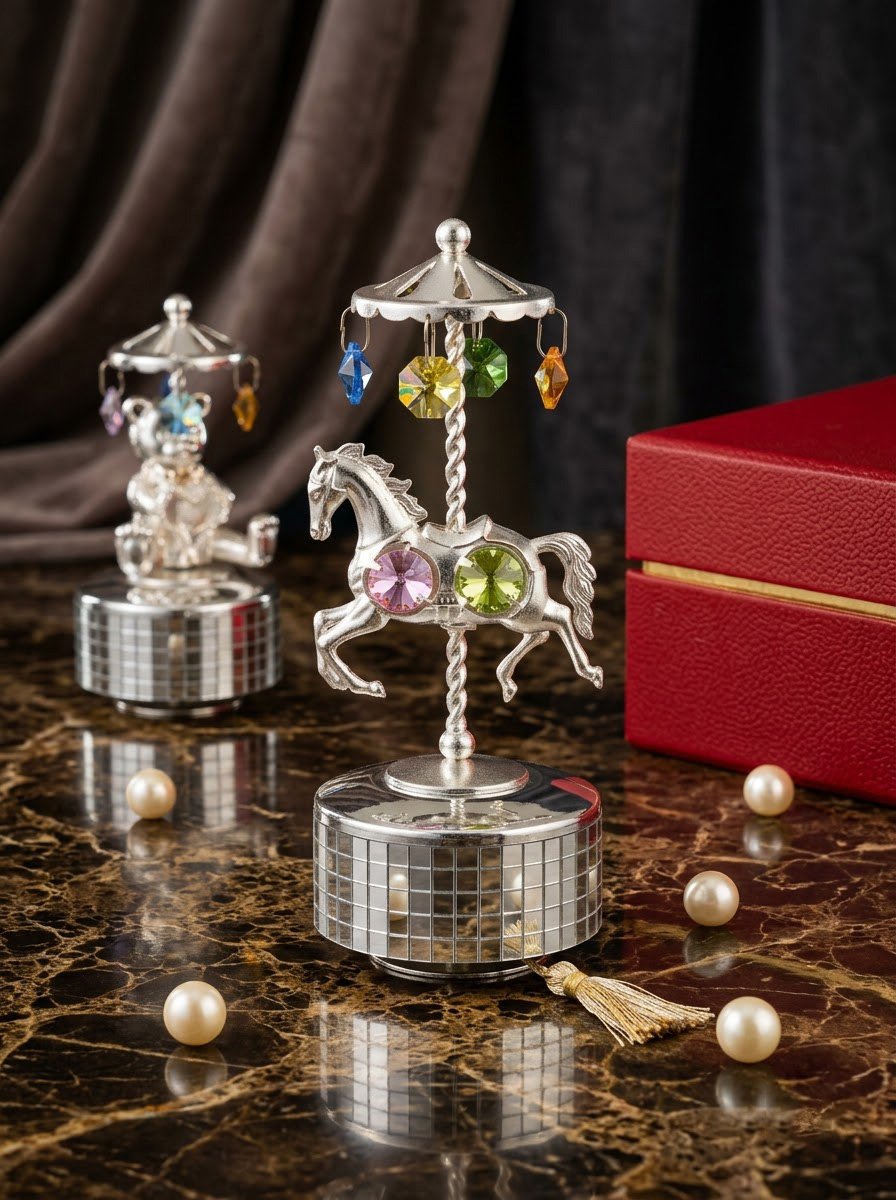 Horse Carousel with Music Box