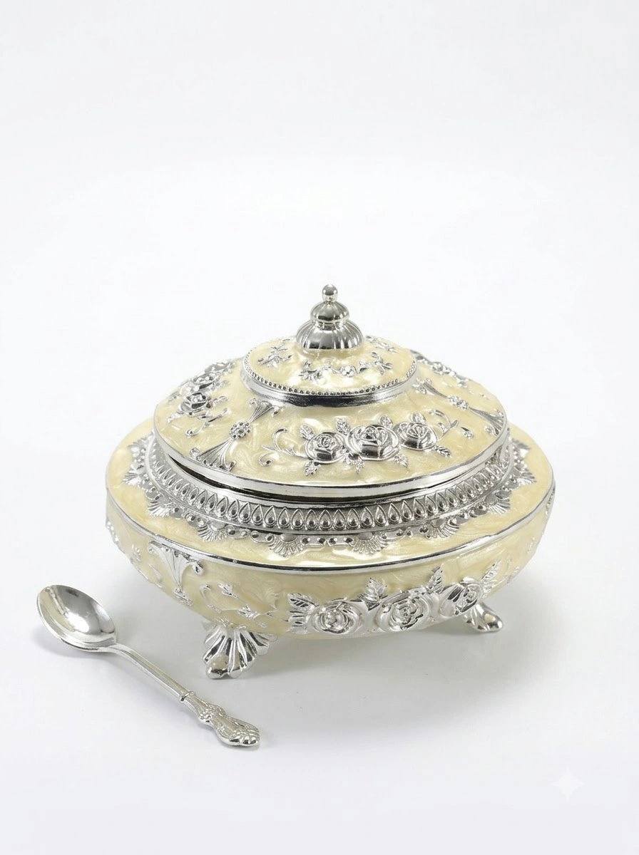 Sugar Pot Cream Enamel