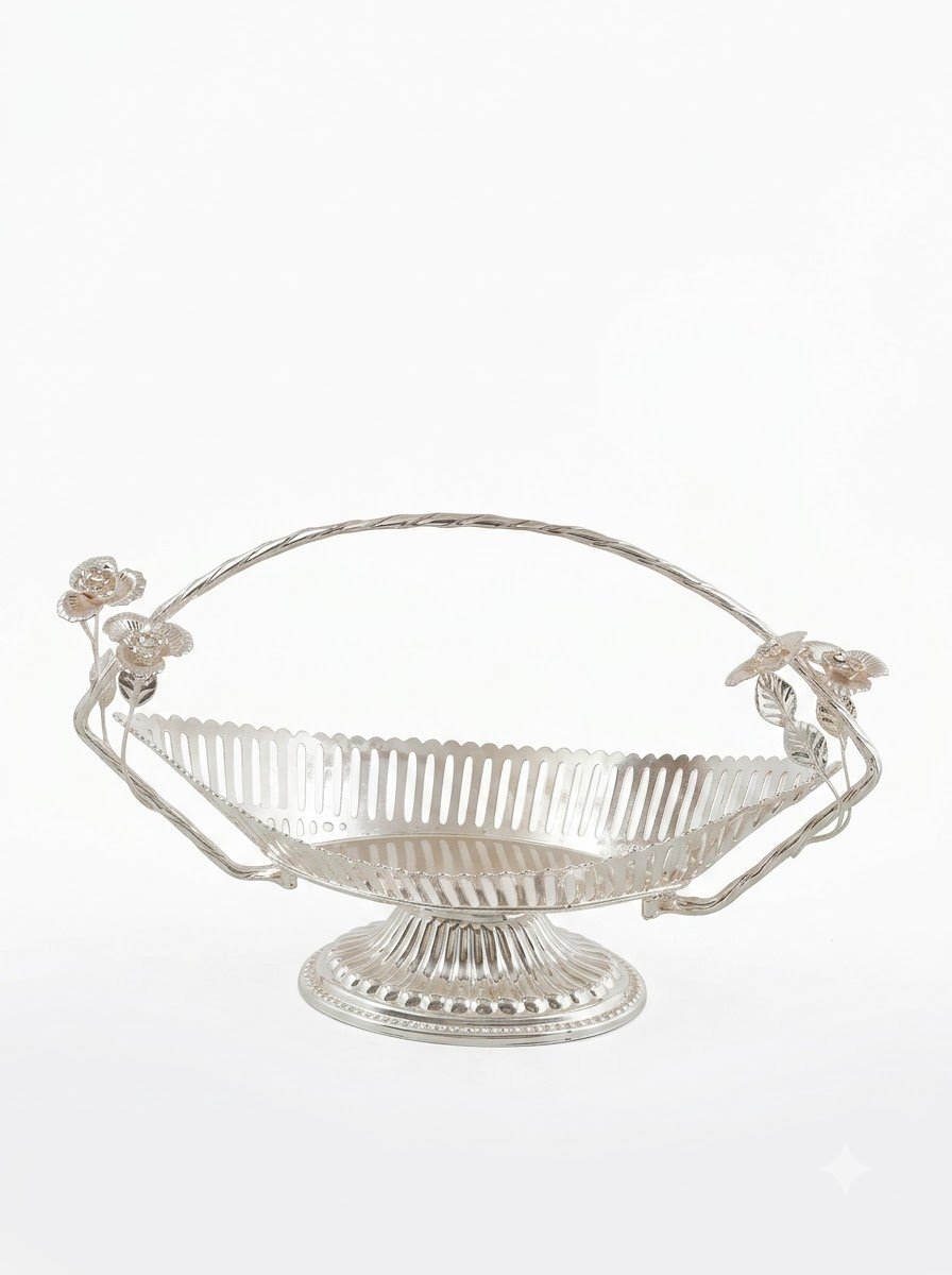Navette Shape Tray with Handle