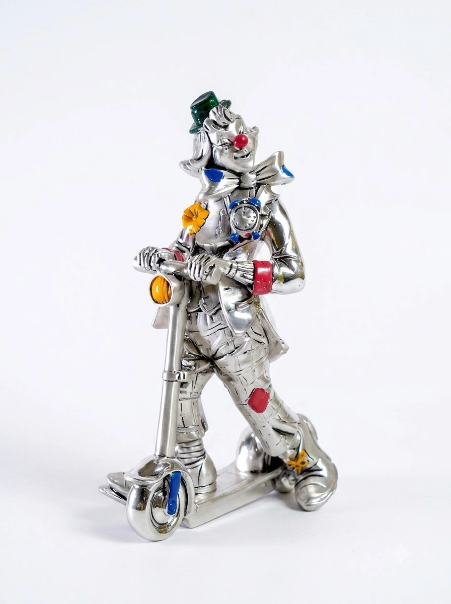 Clown on Kick Scooter