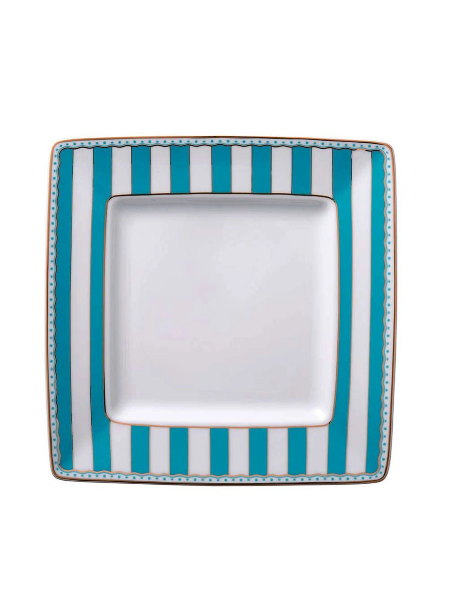 Light Blue Square Plate