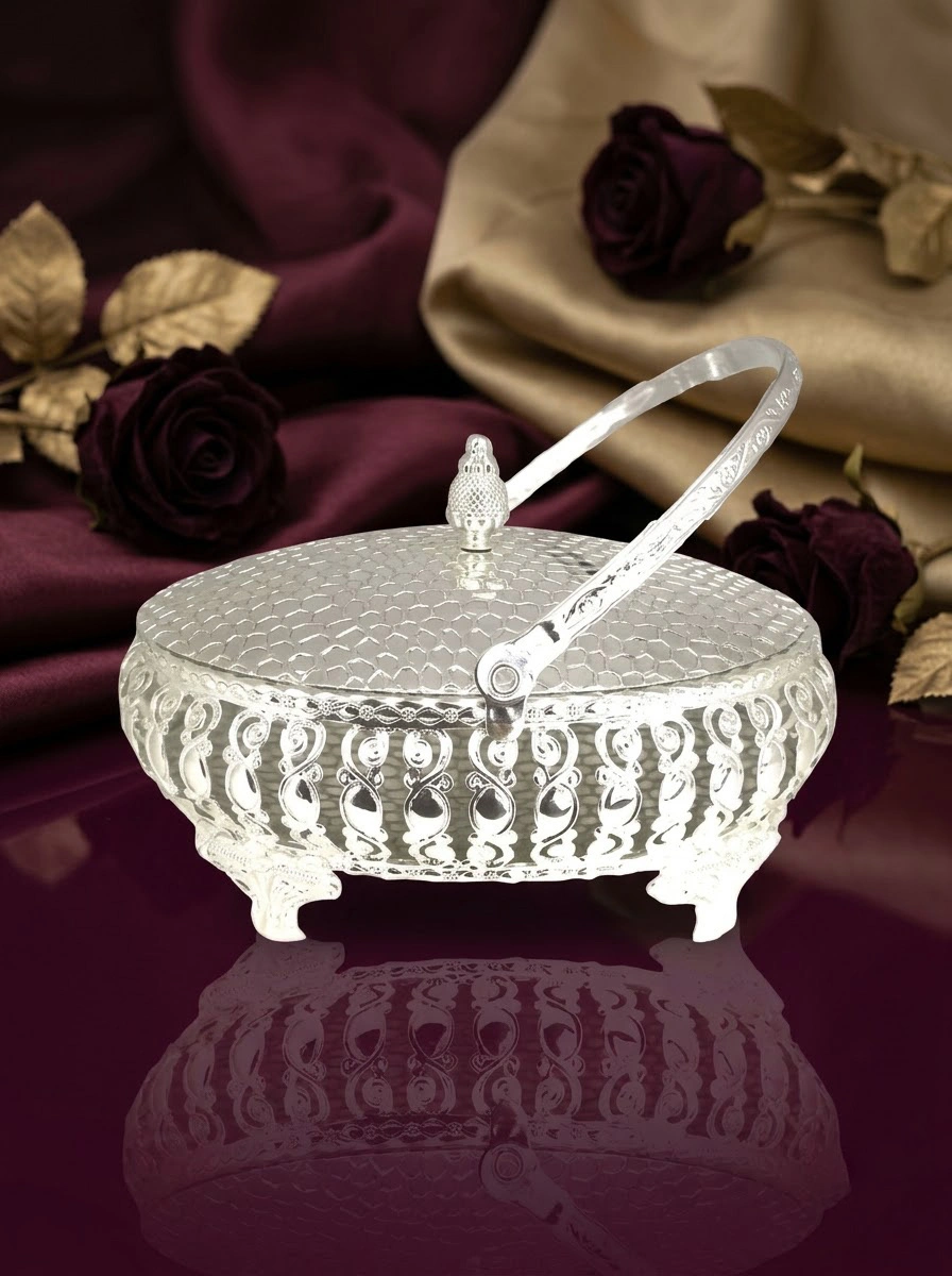 Oval Shape Basket with Cover
