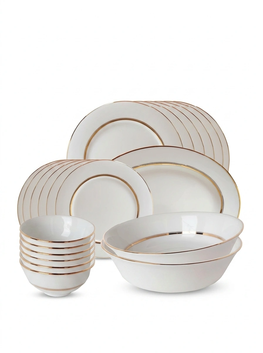 Brunswick Gold Dinner Set 18 Pc