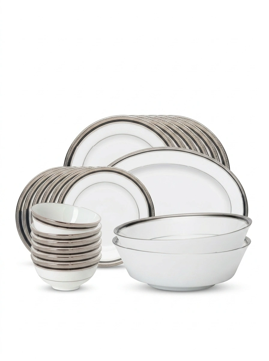 Austin Platinum Dinner Set 21 Pc