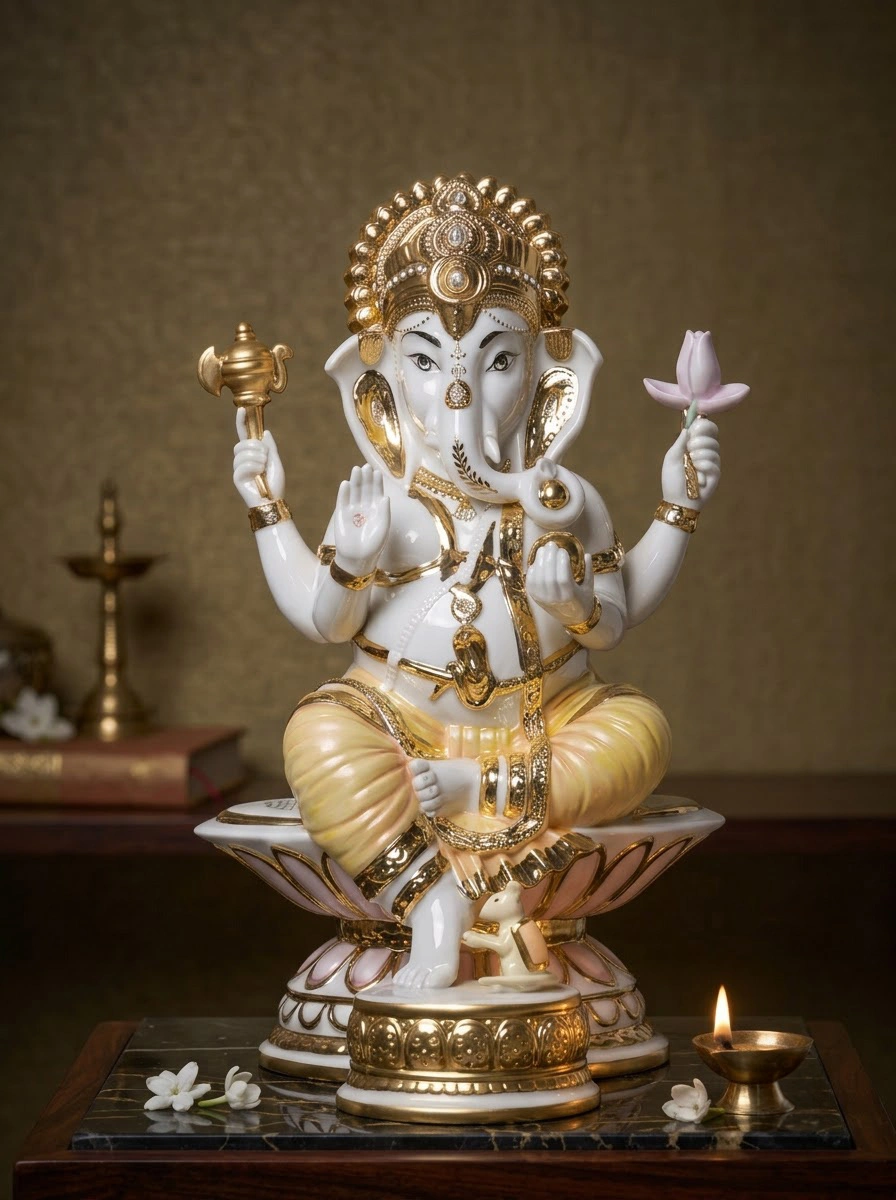 Ganesh Ji Porcelain