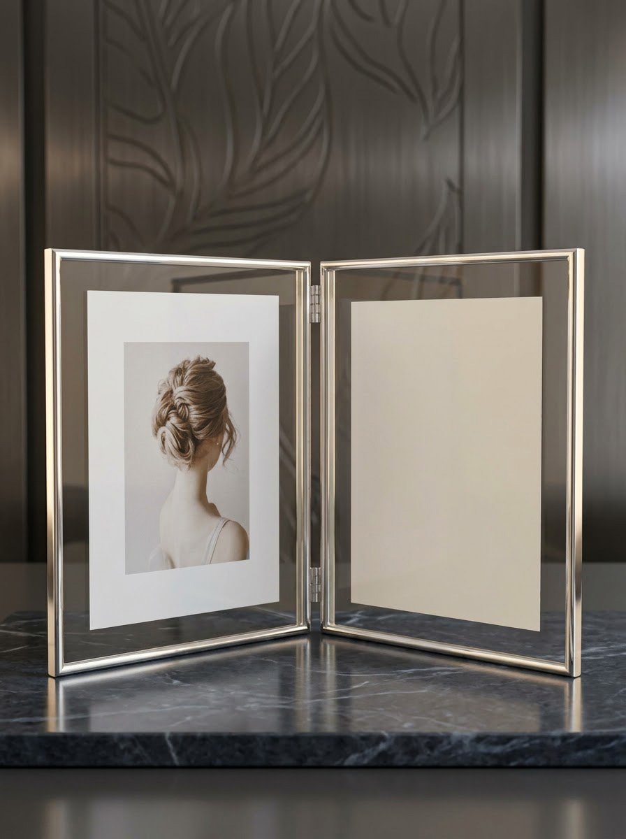 Double Crystal Photo Frame