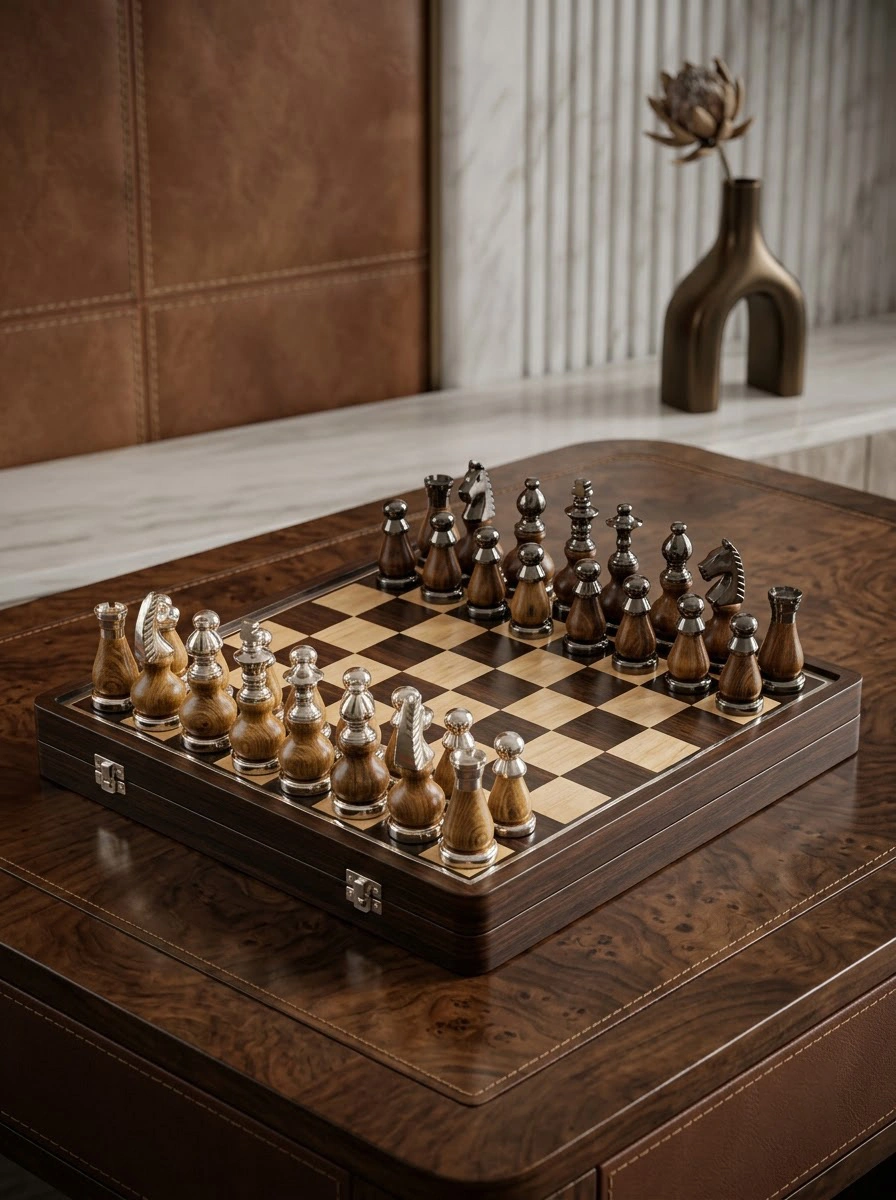 Wooden Chess Big
