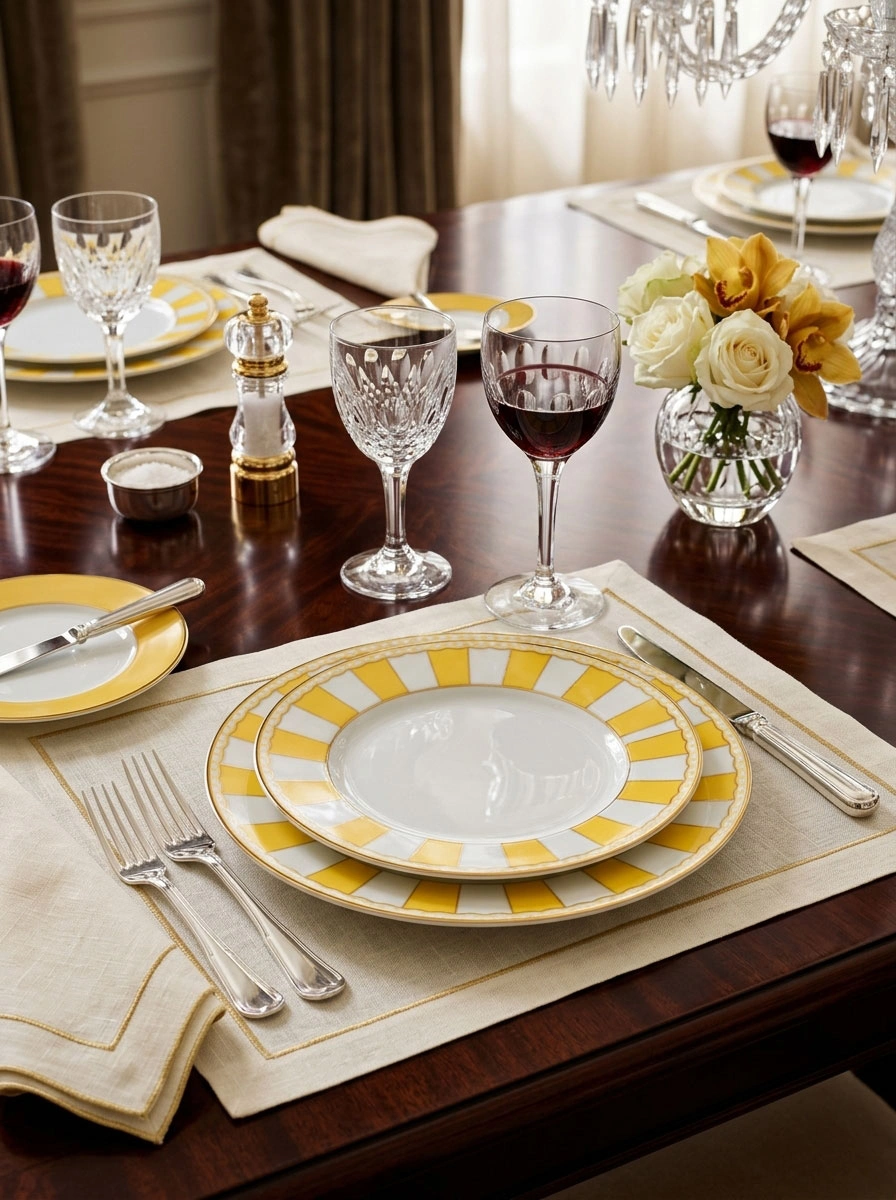 Yellow Round Plate
