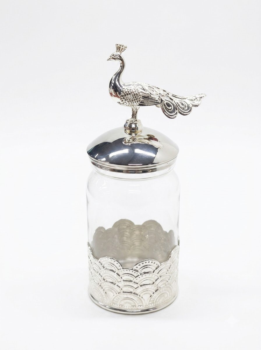 Slim Peacock Jar