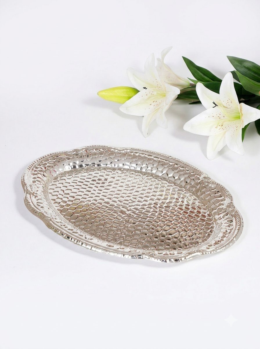 Hammered Oval Tray