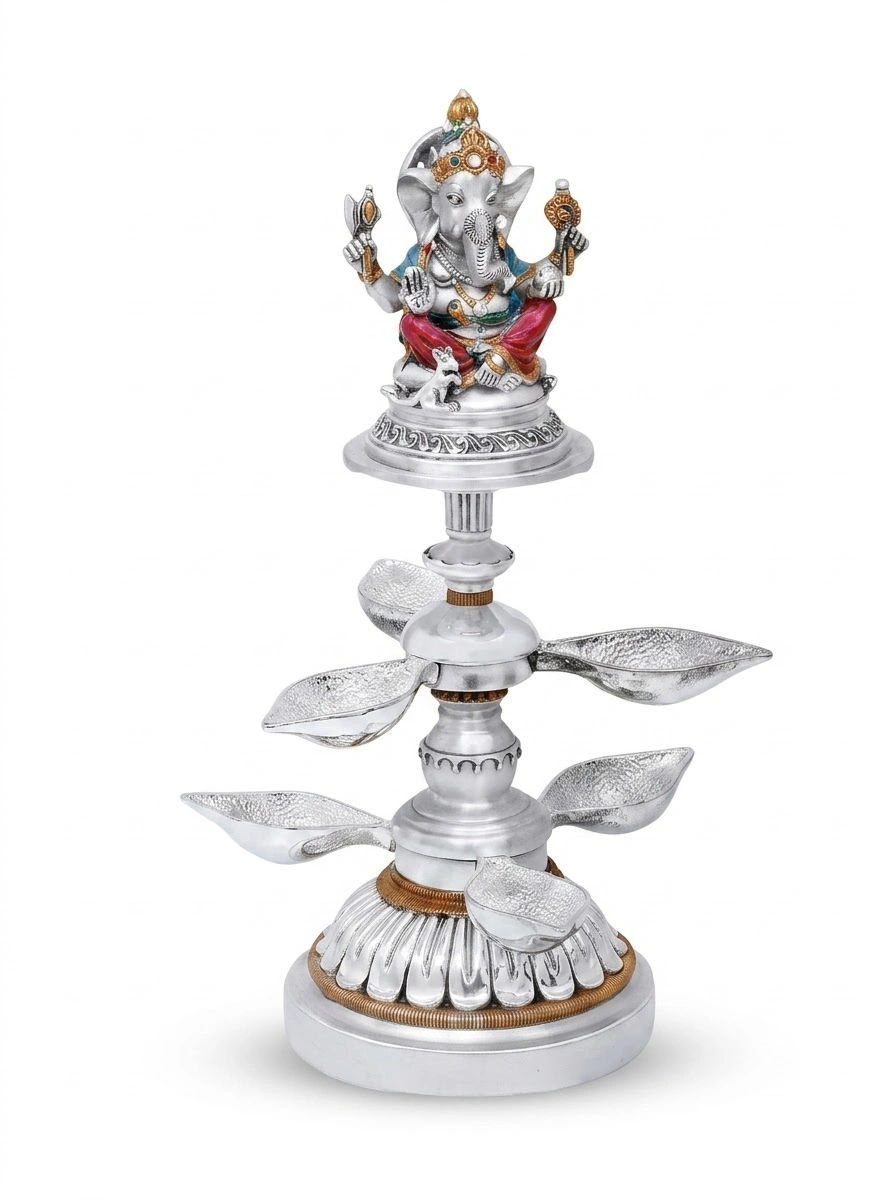 Ganesha ji with Incense Holder