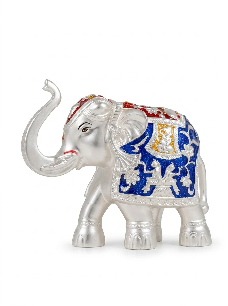 Elephant Multicolour (Blue, Red & Yellow)